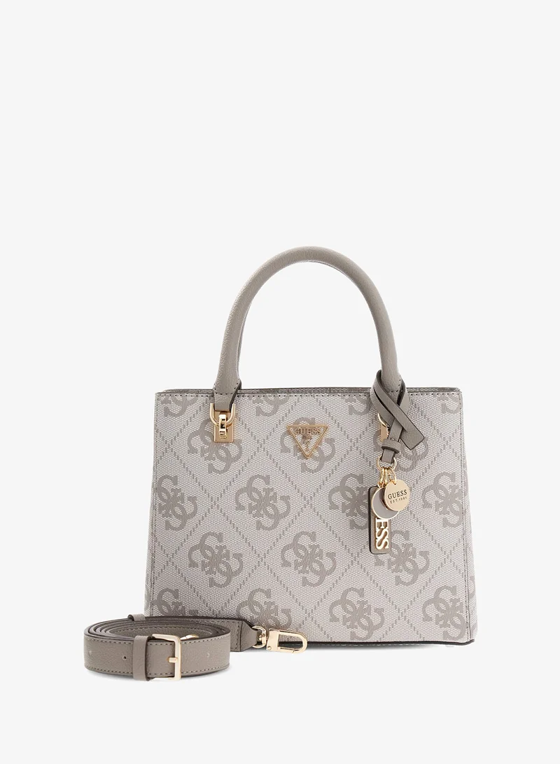 GUESS  Noelle II Logo Detail Satchel Bag for Women | Best Price UAE
